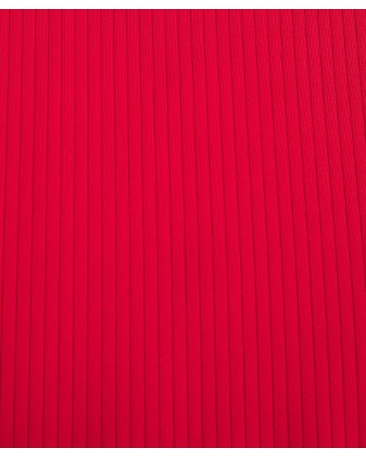 lululemon athletica Red It's Rulu Ribbed Long-Sleeve Shirt