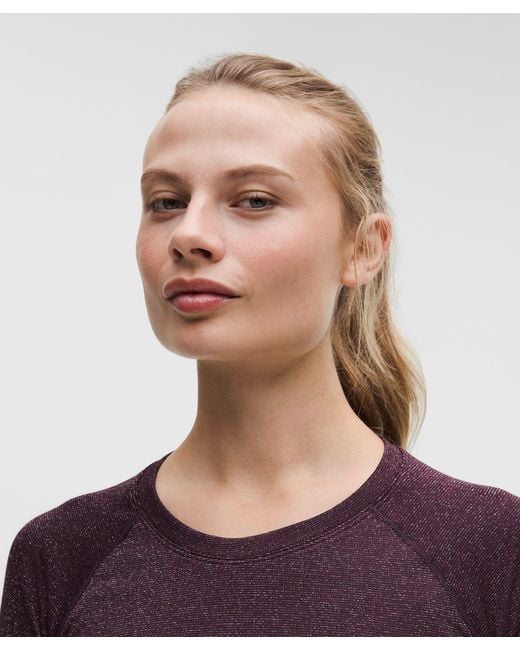 lululemon athletica Purple Swiftly Tech Long-Sleeve Shirt 2.Waist Length