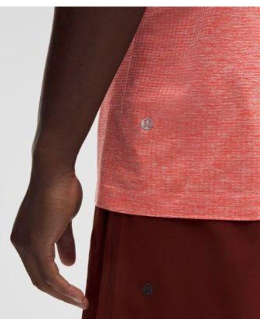 lululemon athletica Red – Metal Vent Tech Sleeveless Shirt Fit – – Size Medium for men