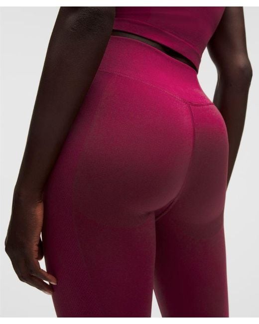 lululemon athletica Red Get Low High-Rise Training Tight 25"