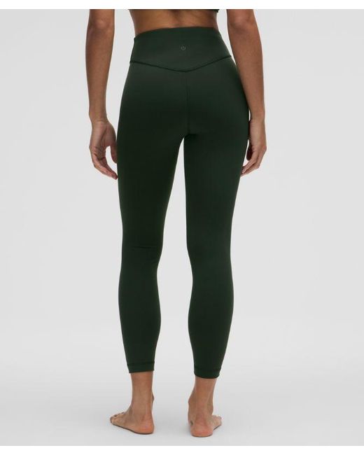 lululemon athletica Green Wunder Under Smoothcover High-Rise Tight 25"