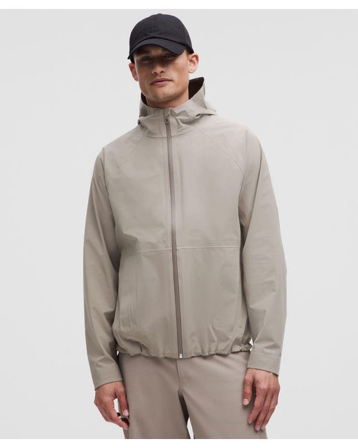 lululemon athletica Gray Stretch Glyde Waterproof Jacket for men