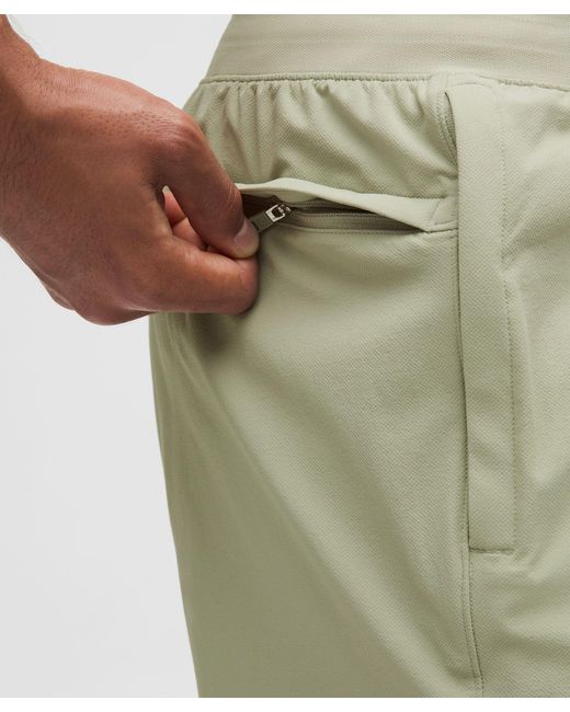 lululemon athletica Gray License To Train Lined Short 7" for men