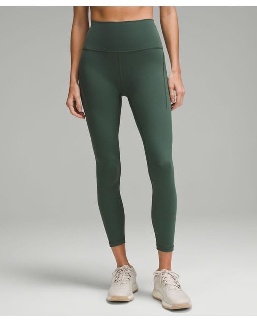 lululemon athletica Wunder Train High-rise Leggings With Pockets 25 in  Green