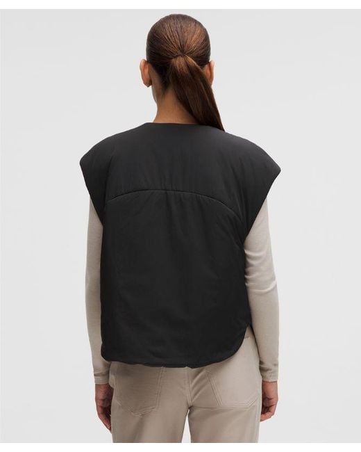 lululemon athletica Black Thermozen Insulated Vest