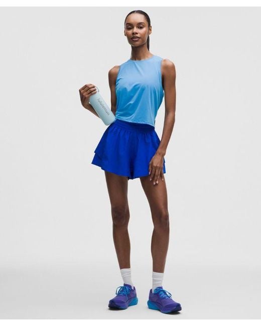 lululemon athletica Blue Shake It Out High-Rise Running Short 2.5"