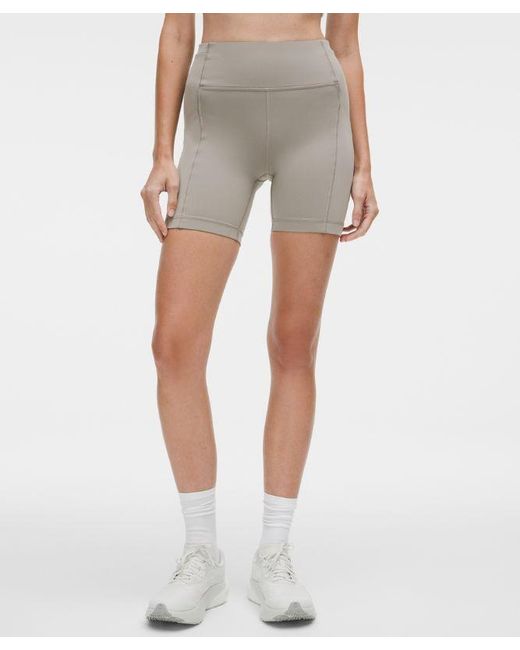 lululemon athletica Natural Swift Speed High-Rise Short 6"