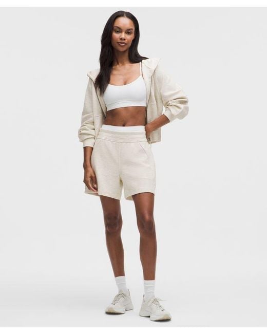 lululemon athletica White Scuba High-Rise Short 5"