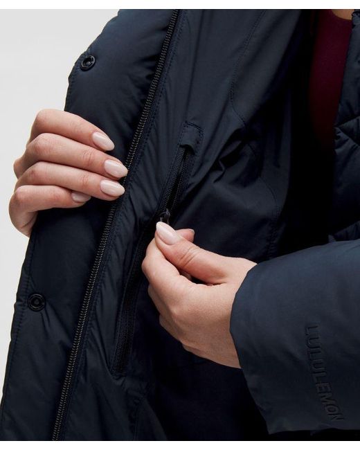 lululemon athletica Blue Wunder Puff Jacket