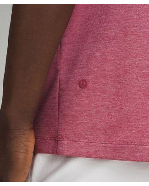 lululemon athletica Pink – Evolution Short-Sleeve Polo Shirt – – for men