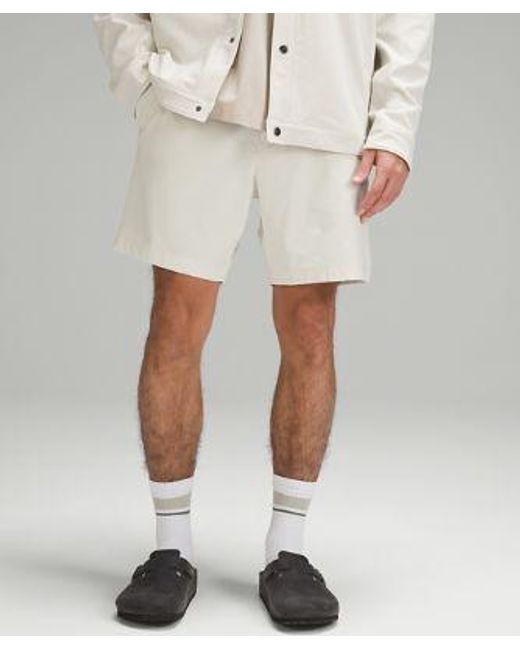 lululemon athletica White – Abc Classic-Fit Shorts Wovenair – 7" – – for men