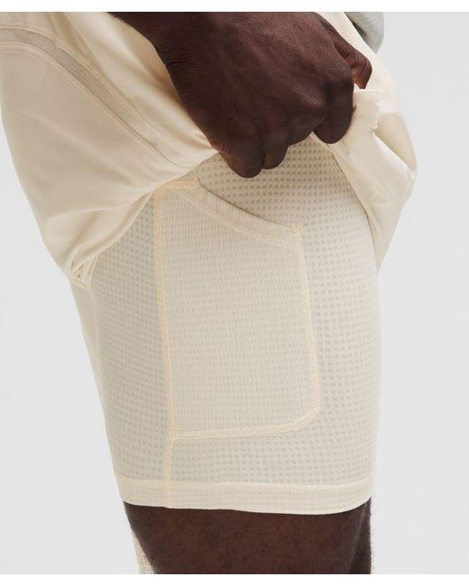 lululemon athletica Natural Pace Breaker Lined Short 9" for men