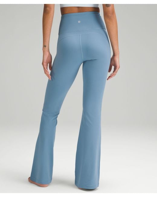 lululemon athletica Groove Super-high-rise Flared Pants Nulu Regular -  Color Blue - Size 14