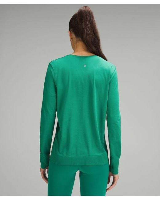 lululemon athletica Green Swiftly Relaxed Long-sleeve Shirt