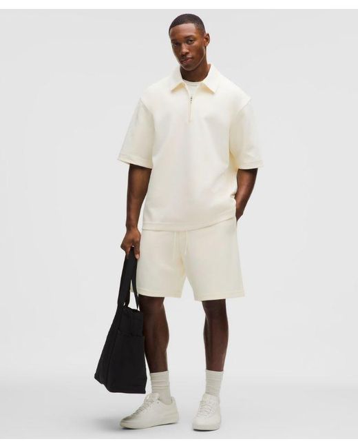 lululemon athletica Natural Grand Standard Short-Sleeve Polo for men