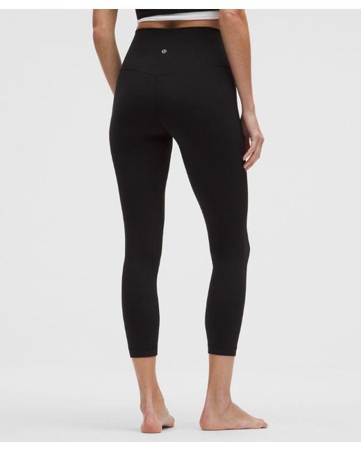 lululemon athletica Black – Align No Line High-Rise Pants – 25" – – Size 4