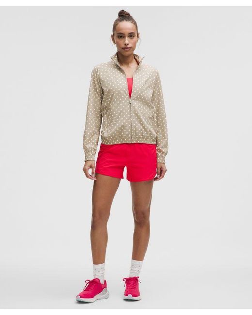 lululemon athletica Red Adapted State Track Jacket