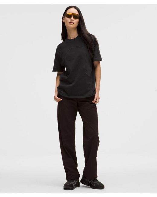 lululemon athletica Black – Organic Oversized T-Shirt Slnsh Collection – – Size Large