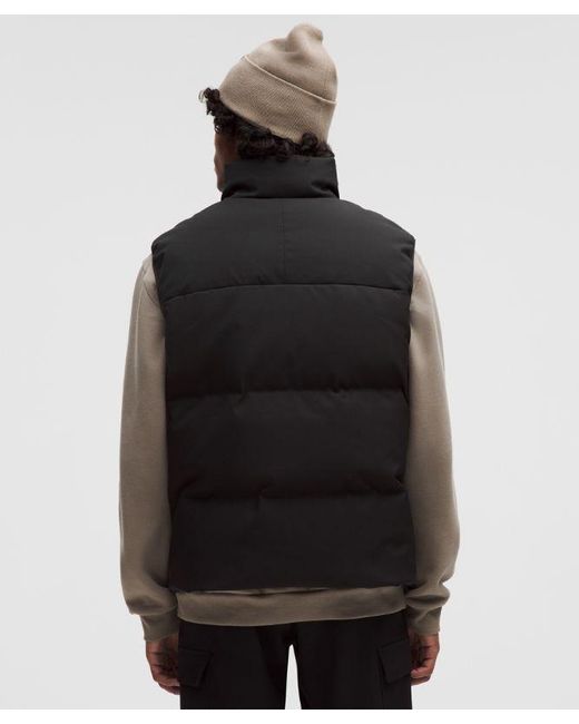 lululemon athletica Black Always Down Puffer Vest for men