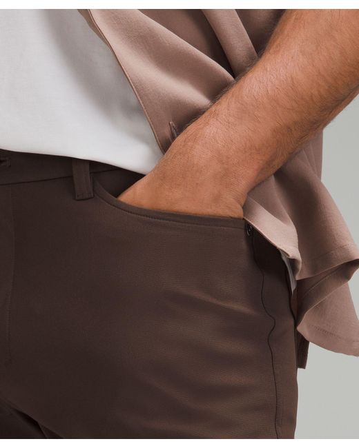 lululemon athletica Brown Abc Slim-fit 5 Pocket Pants 34"l Warpstreme for men