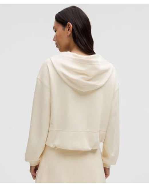 lululemon athletica Natural Softstreme Full-Zip Hoodie