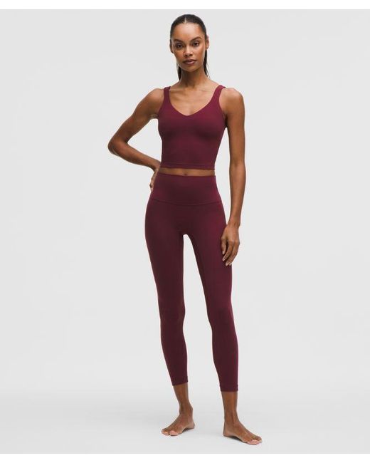 lululemon athletica Red Align No Line High-Rise Pant 25"