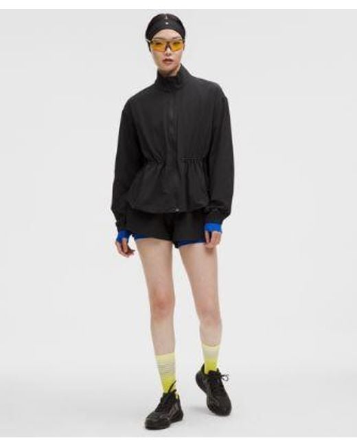 lululemon athletica Black Uv-Protective Cinch-Waist Running Jacket