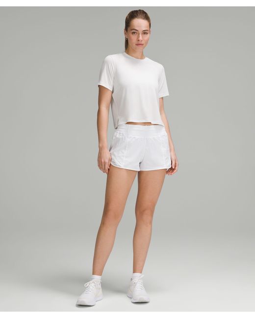 lululemon athletica White Ultralight Waist-length T-shirt