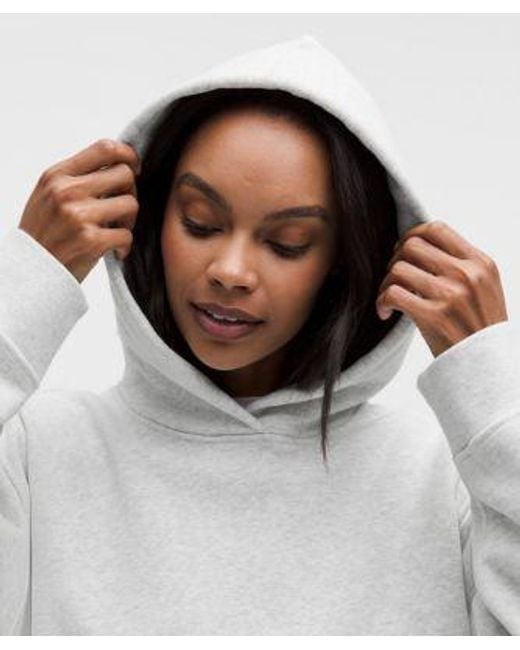 lululemon athletica Gray Steady State Superloft Hoodie