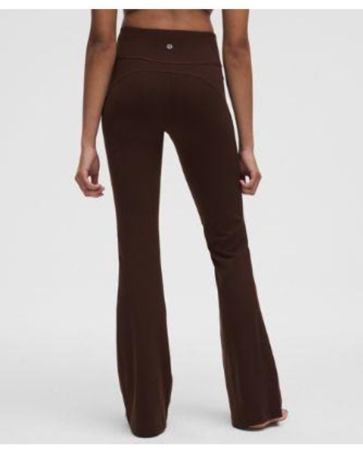 lululemon athletica Brown – Groove Nulu High-Rise Flared Pants Regular – – Size 4