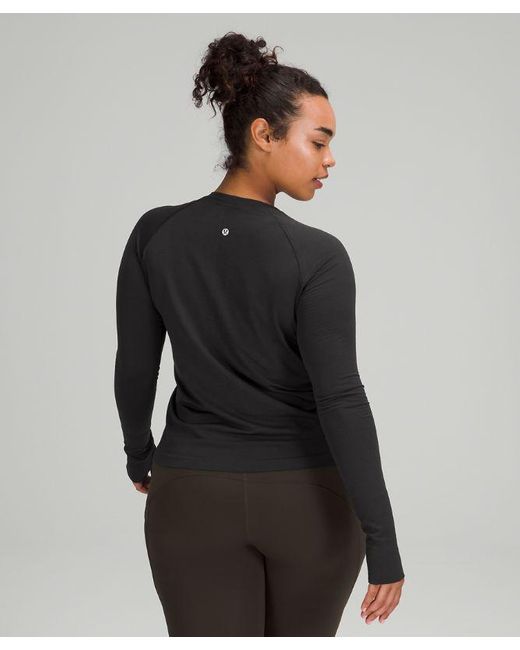 lululemon athletica Black – Swiftly Tech Long-Sleeve Shirt 2.0 Race Length – –
