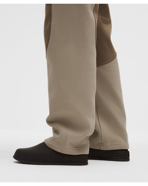 lululemon athletica Natural – Cotton Fleece Mid-Rise Straight-Leg Pants Slnsh Collection – – Size Large