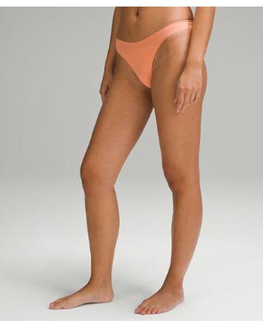 lululemon athletica Multicolor Wundermost Ultra-soft Nulu Dipped-waist Thong Underwear