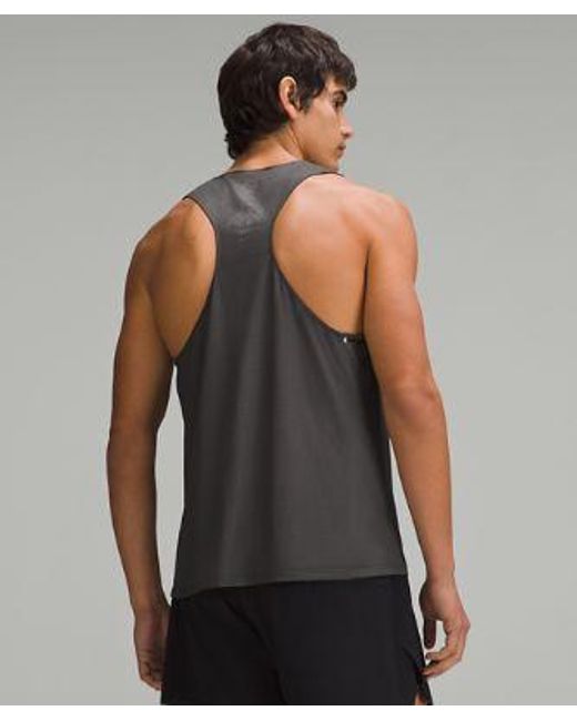lululemon athletica Gray – 'Fast And Free Race Length Tank Top – / – for men