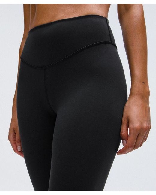 lululemon athletica Black Wunder Under Smoothcover High-Rise Tight 25"