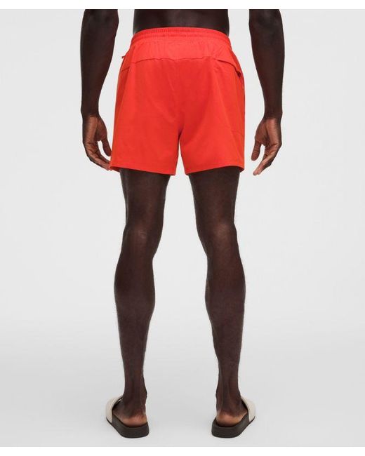 lululemon athletica White Swim Short 5" for men
