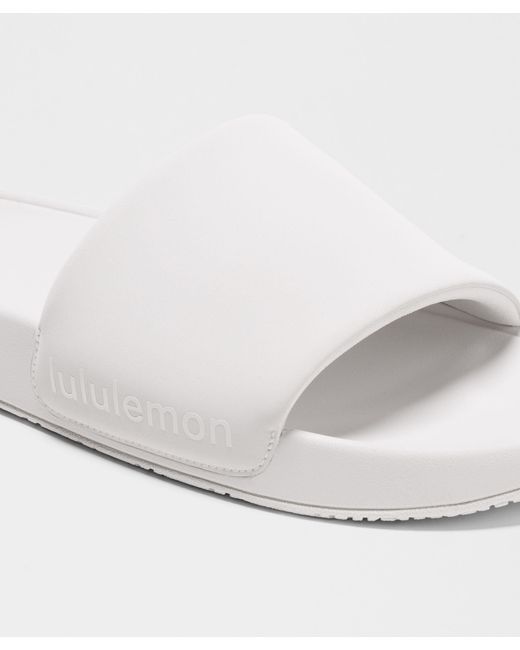 lululemon Restfeel Slide in White for Men | Lyst display picture 1