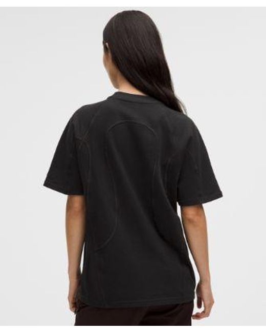 lululemon athletica Black – Organic Oversized T-Shirt Slnsh Collection – – Size Large