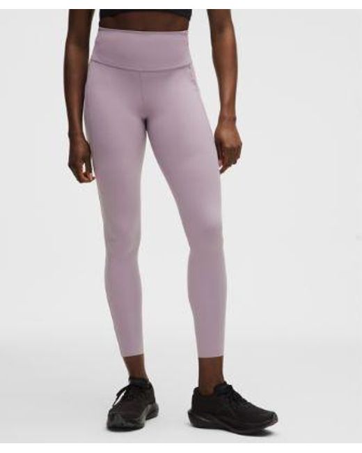 lululemon athletica Pink – Fast And Free High-Rise Tight Leggings 5 Pocket – 28" – /Pastel – Size 4