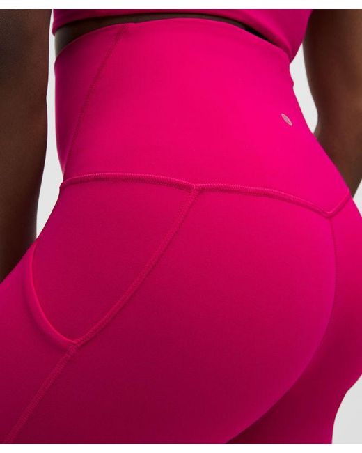 lululemon athletica Pink Align High-Rise Pant With Pockets 25"