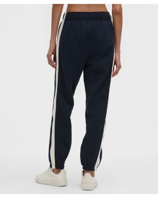 lululemon athletica Blue – Steady State Classic-Fit Jogger Stripe – – Size Large