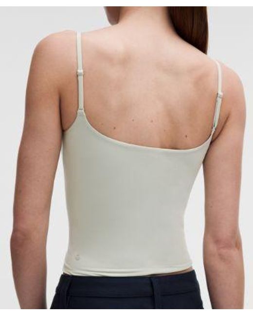 lululemon athletica Blue Wundermost Ultra-Soft Nulu Spaghetti-Strap Adjustable Cami