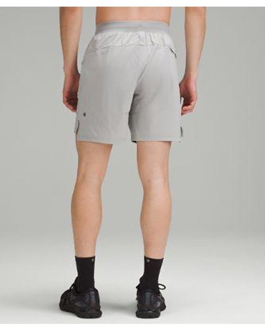 lululemon athletica Gray License To Train Linerless Shorts 7" for men