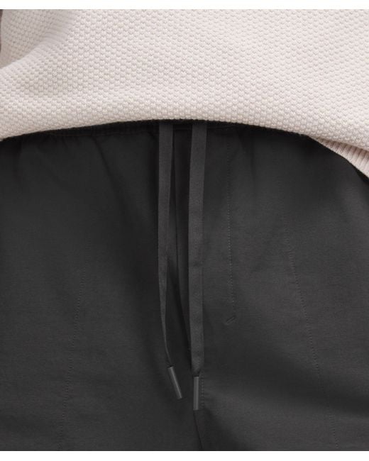 lululemon athletica Gray Stretch Cotton Versatwill Cargo Pocket Shorts 10" for men