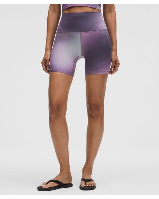 lululemon athletica Blue Align High-Rise Short 6"