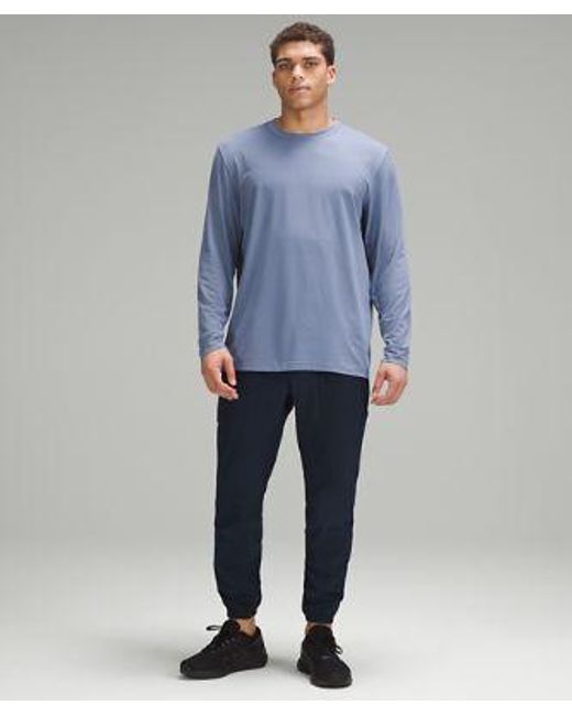 lululemon athletica Blue – License To Train Relaxed-Fit Long-Sleeve Shirt – – for men