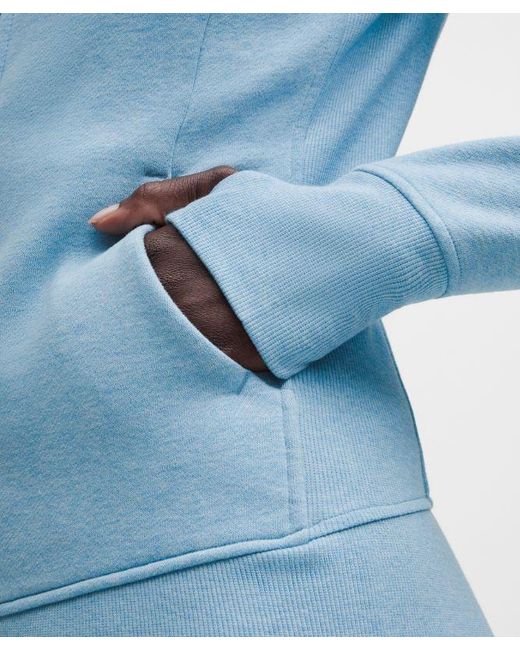 lululemon athletica Blue – Scuba Full-Zip Hoodie – – Size 4