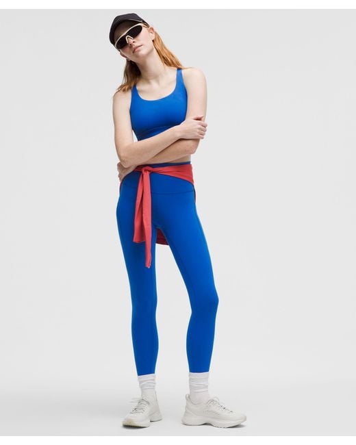 lululemon athletica Blue Wunder Train High-Rise Tight With Pockets 25"