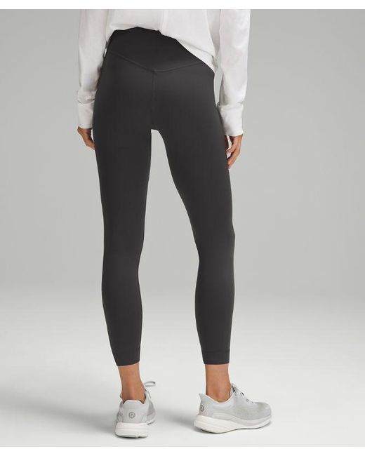 lululemon athletica Black Wunder Under Smoothcover High-Rise Tight 25"