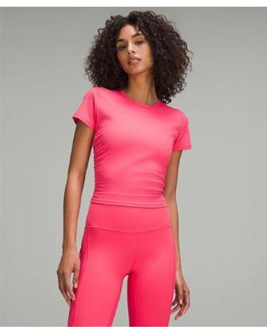 lululemon athletica Pink All It Takes Ribbed Nulu T-shirt